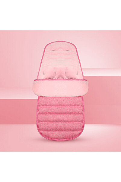 Choice كيس نوم شتوي سميك وردي للأطفال حديثي الولادة مقاوم للرياح والماء