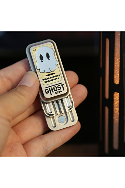 Choice منزلق فيدجيت شبح من الفولاذ المقاوم للصدأ، شوكة رنانة، ألعاب فيدجيت مع...