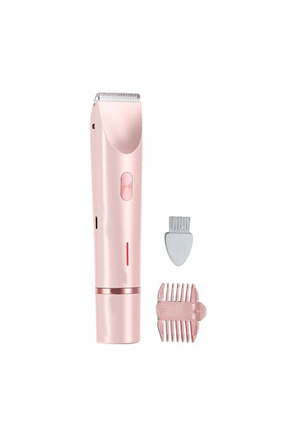 peicon Pink Electric Razor Woman Shaver Painless Women Mustache Epilator Leg Bikini Body Hair Trimmer for W