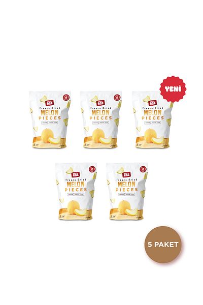 EverEat Melon Dried Fruit Chips 15 g X 5 Pieces Freeze Dried Fruit