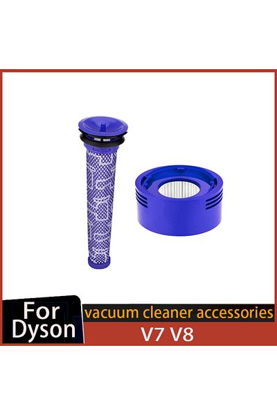 Choice 2PCS Upgrade Rear Motor Cover  Hepa Filter Post filter Replacemen for Dyson V7 V8 Cordless Vacuum Cl