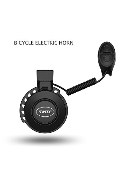 Choice بوق دراجة إلكتروني من BLACK TWOOC، قابل لإعادة الشحن، مع إمكانية ضبط م...