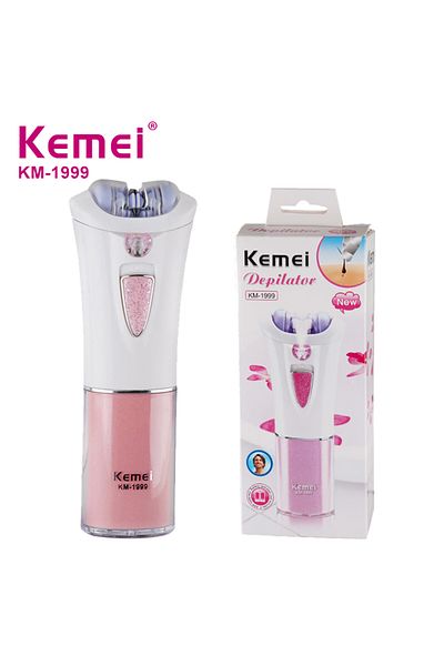 Kemei KM-1999 Kemei KM-1999 Depilatory Electric Female Epilator Women Dry Battery Hair Removal For Facial
