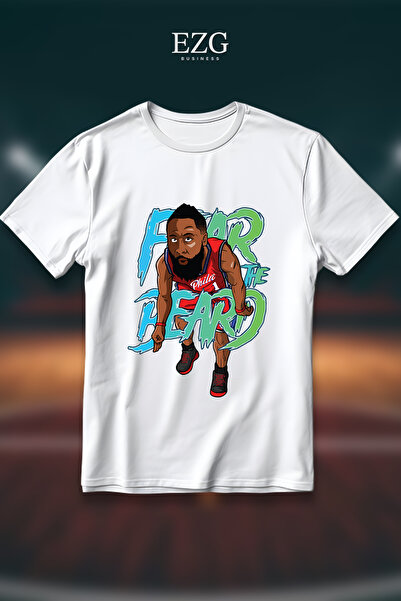 EZG Business Τζέιμς Χάρντεν Φοβάστε τη Γενειάδα T-shirt Unisex Oversize 100% ...