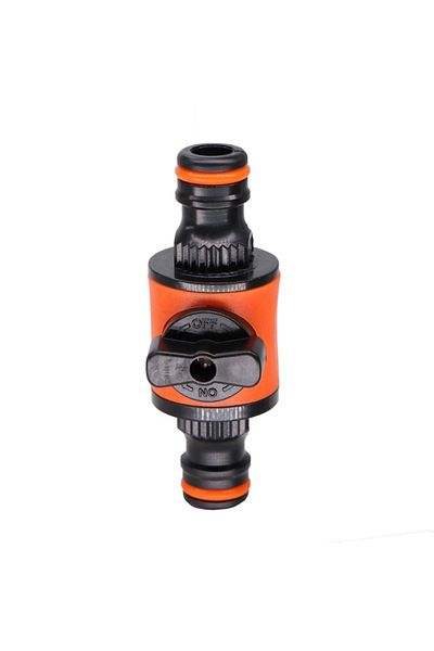 Choice 1PC 1PC/2PCS 16MM Equal Garden Hose Shut Off Valve Fitting Plastic Tubing Tap Adapter Quick Joint fo