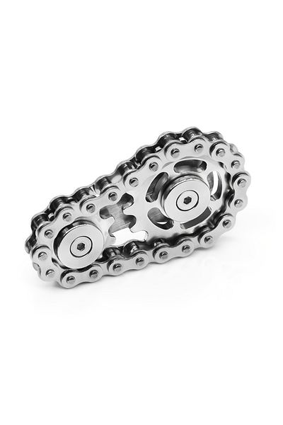 Choice Silver gear Finger Top Gear gyro Toy - Adult stress relief tabletop toy, creative fingertip gear cha