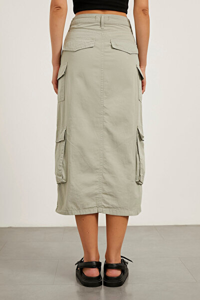 Arma Life Жіноча спідниця середньої довжини з розрізом і кишенями