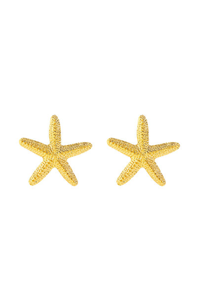 Choice Gold Color Ingemark Punk Large Starfish Stud Earrings for Women Ladies...