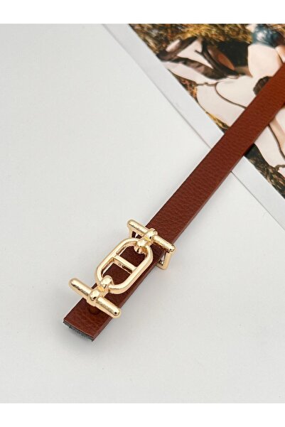 Descoin Cureaua subtire cu catarama aurie, centura pentru pantaloni, centura ...