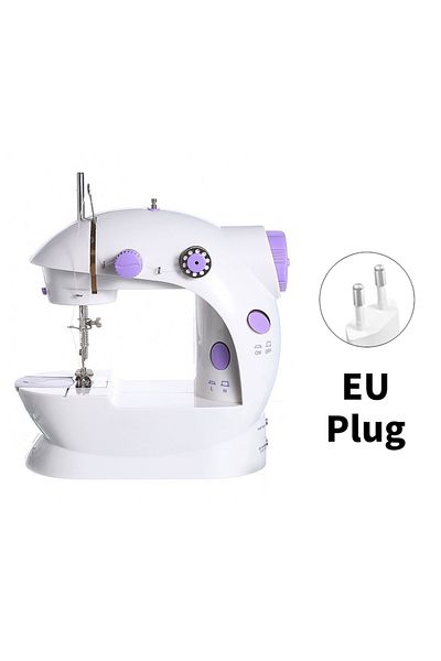 Choice EU Plug Household 202Mini Sewing Machines Handheld Sewing Machine Light and Speed Control for Beginn