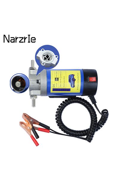 NarzrIe مضخة نقل الزيت المحمولة 1-4 لتر/دقيقة 12 فولت مضخة شفط السوائل الكهربائية لتغيير الوقود ...