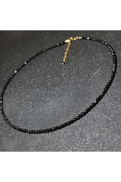 Choice Black Fashion Brand Simple Black Beads Short Necklace Femme Ladies Choker For Women Party Jewelry