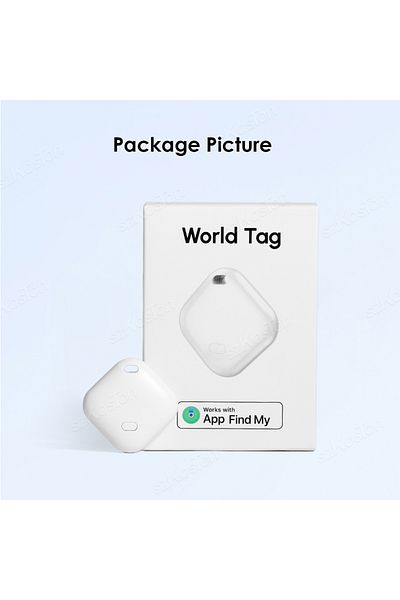 Choice 1Pcs Mini GPS Tracker Smart Tag Compatible with iOS Find My APP Global Locator Anti-lost Finder for