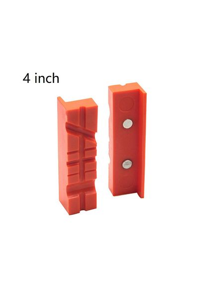 Choice 4 Inch B 2pcs 4/5/6 Inch Magnetic Soft Pad Jaw Rubber For Metal Vise Bench Machine Tools For Metal V