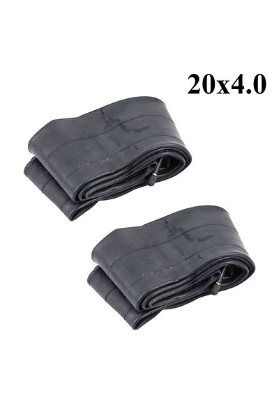 GTBMT 20x4.0 قطعتان من أنابيب الإطارات الداخلية السميكة مقاس 20 بوصة، أنابيب داخلية للدراجة مقاس 20x4.0 متوافقة مع 20 × 3