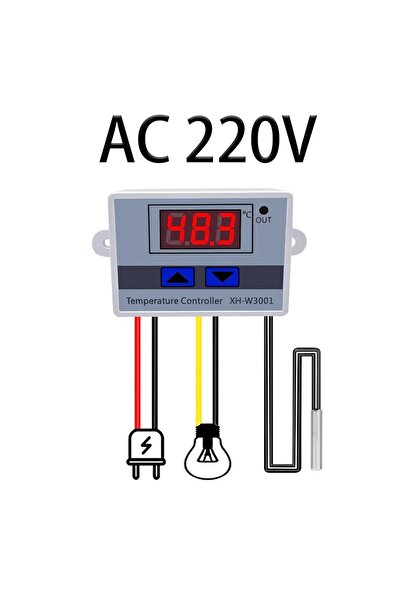 choice2 220V Digital Temperature Controller XH-W3001 for Micromputer Temperat...