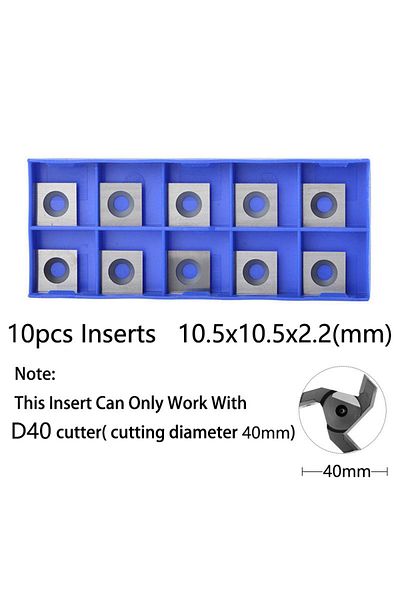 Choice inserts-for-D40 Dreanique Spoilboard Surfacing Router Bit, 8mm Shank 40mm Diameter, 4-Wings Planer b