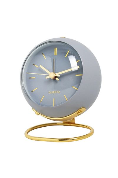 Choice blue Nordic Creative Electronic Desk Clock, Minimalist Children's Alarm Clock, New Desktop Bedside S