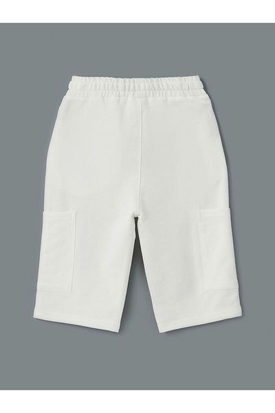 LC Waikiki LCW Elastic Waist Basic Boy Cargo Shorts