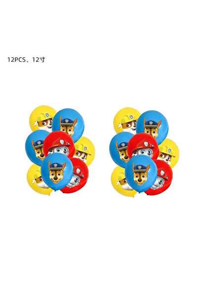 Choice مجموعة ألعاب باو باترول الكرتونية، 12 قطعة، زينة لحفلات أعياد ميلاد ال...