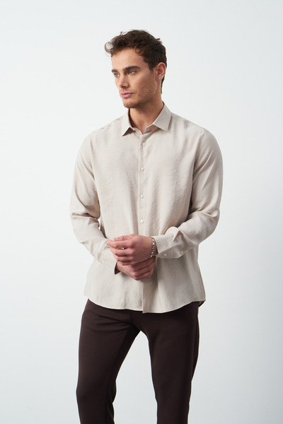 Mesfeno Modal Uzun Kol Rahat Kesim Erkek Gömlek