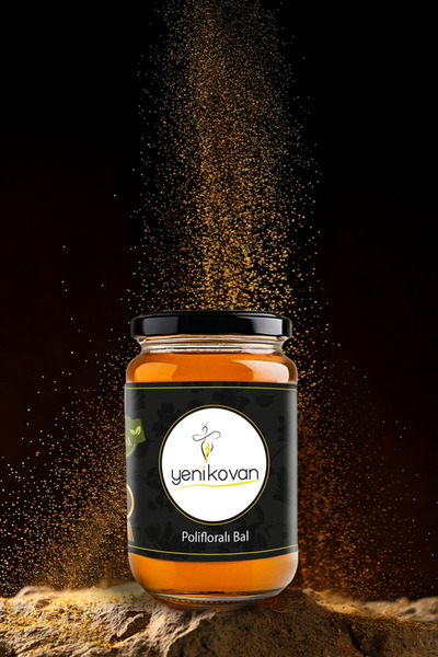 YENİKOVAN Organik Polifloralı Bal 950 Gr Cam Kavanoz