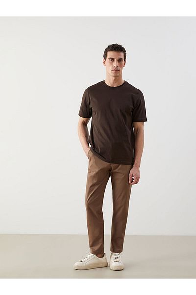 LC Waikiki Ανδρικό T-Shirt LCW Crew Neck χτενισμένο βαμβακερό