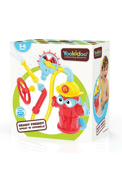 Yookidoo Yookidoo Firefighter Freddy Bath Toy 3-6 Years