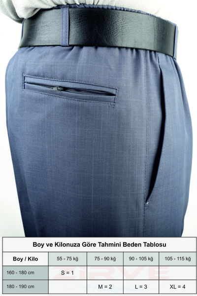 Hediyeleşin Shalwar Trousers - Seasonal - Blue