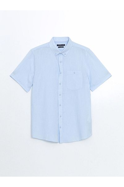 LC Waikiki Quality Parts from Celebi Store |   Regular Fit Linen Blend Men's Shirt