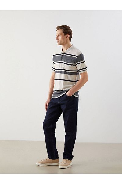 LC Waikiki New Season Polo Neck Striped Men's T-Shirt - S5Ff56Z8
