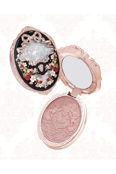 Flower Knows Strawberry Rococo Embossed Series Powder Blush, 5g (04 Dream Chaser)