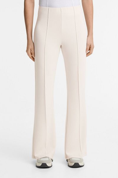 Oysho Ribbed Flare Pants with Modal