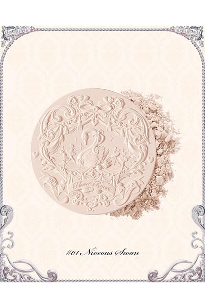 Flower Knows Swan Ballet Embossed Blush, 5g (01 Niveous Swan)