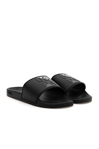 U.S. Polo Assn. النعال السوداء للرجال 50305434 -VR046