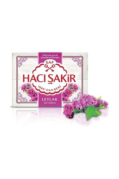 Hacı Şakir Lilac Mold Soap Pure and Natural Turkey's Traditional Soap 150 gr