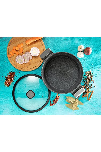 ROYALFORD RF8599 مقلاة من الألومنيوم المصبوب مقاس 28 سم