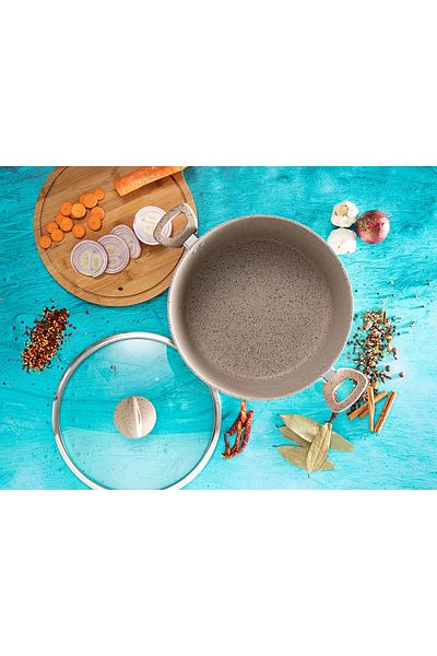 ROYALFORD RF9471 30cm Die-Cast Aluminium Casserole with Glass Lid