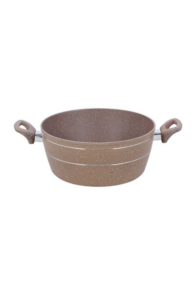 ROYALFORD طاجن جرانيت ذكي 30 سم مع غطاء زجاجي