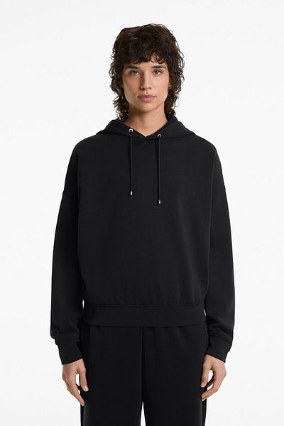 Oysho Crop Sweatshirt with Brushed Modal