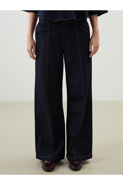LC Waikiki Pantaloni de jeans pentru femei LCW Wideleg
