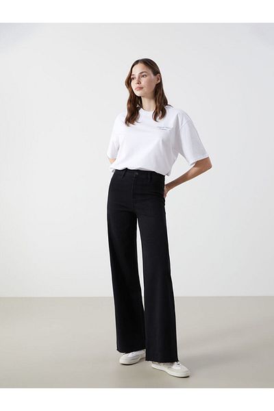 LC Waikiki Pantaloni de damă cu picioare largi de sezon nou - S52279Z8