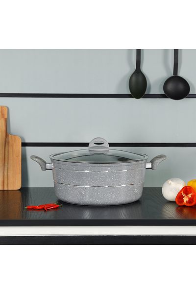 ROYALFORD RF9472 Smart Casserole with Glass Lid | 32x14 cm
