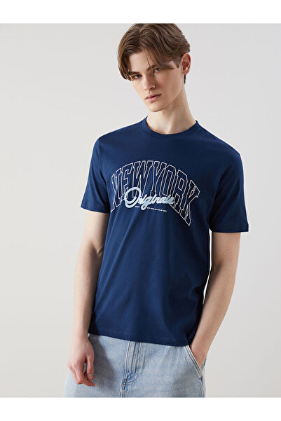 LC Waikiki RMZ GİYİM FARKIŞİLLİKĂ Zero Roba Yaka New York Tricou bărbătesc di...
