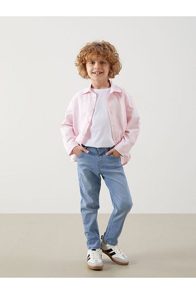 LC Waikiki Basic Boys' Jeans with Elastic Waist