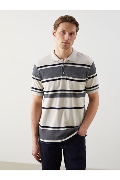 LC Waikiki New Season Polo Neck Striped Men's T-Shirt - S5Ff56Z8