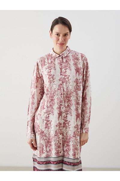 LC Waikiki New Season Patterned Women's Shirt Tunic - S5Ip24Z8