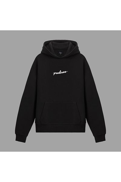 Edizen Βαμβακερή μαύρη κουκούλα Unisex Oversize Hoodie Bajaj Pulsar RS200