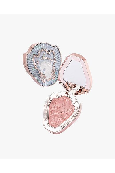 Flower Knows Unicorn Series Embossed Blush Natural Cheek Makeup, 5g (05 Unripe Peach)