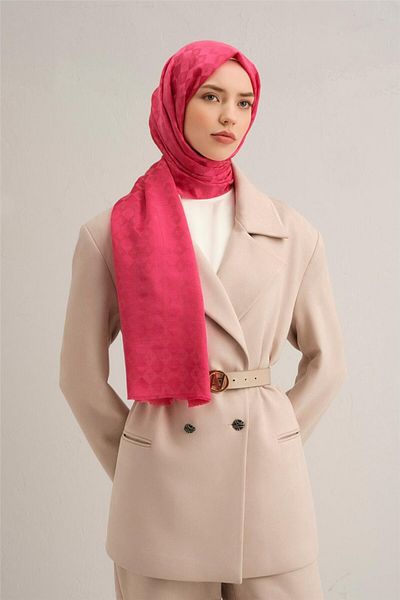 Armine Jacquard Silk Cotton Shawl 10701